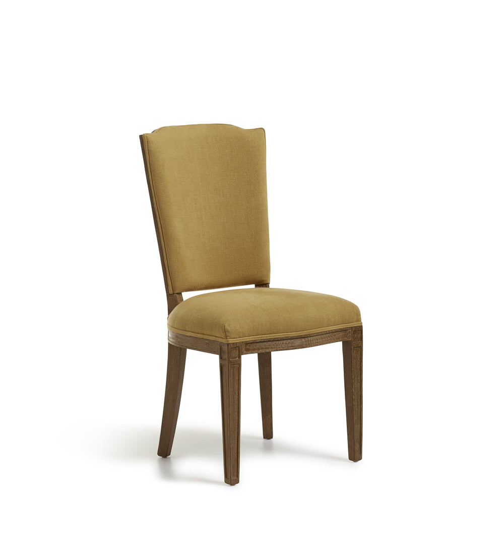 Camaret Linen Dining Chair - Dijon