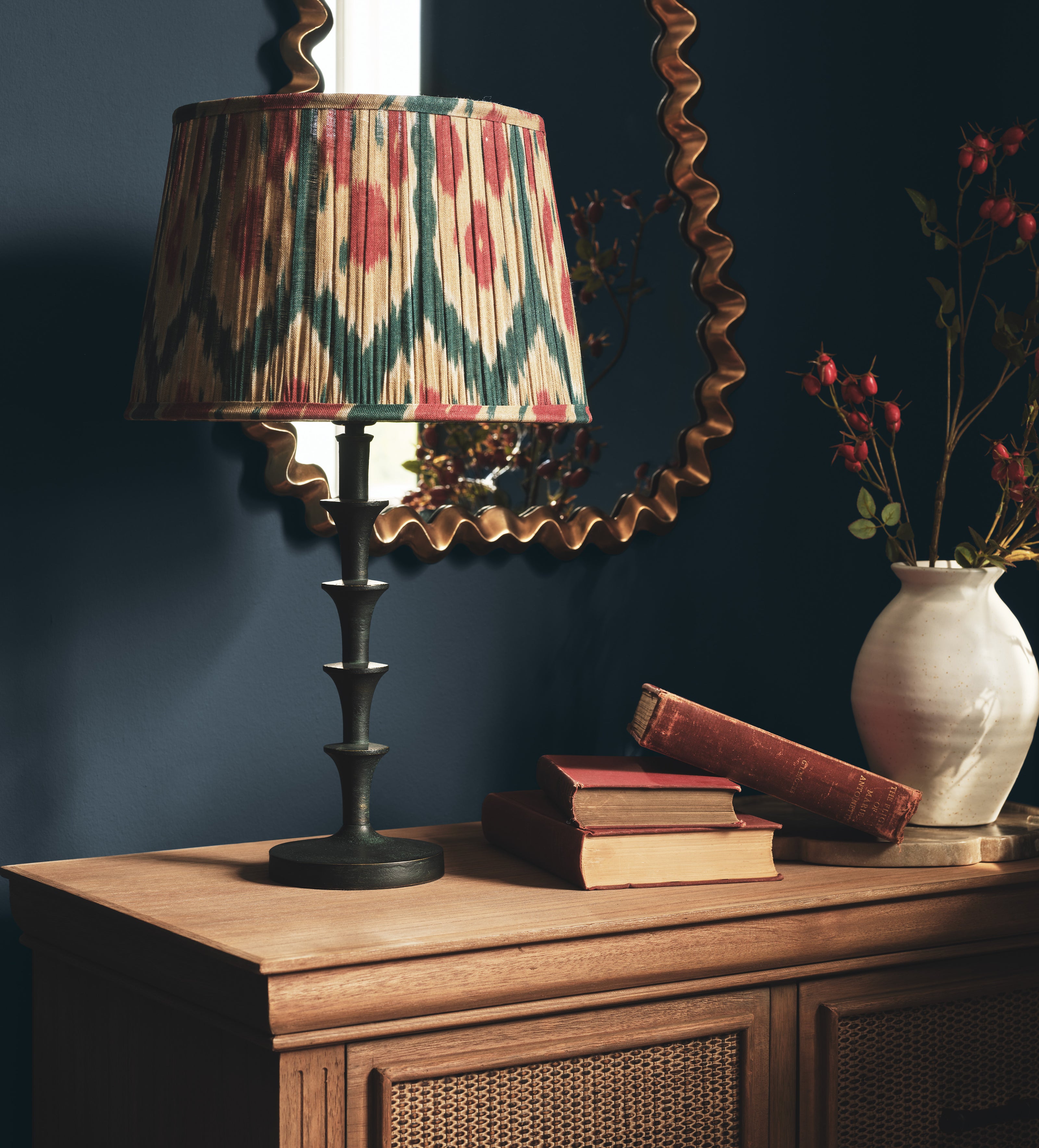 Clara Table Lamp Base - Bronze Verdigris