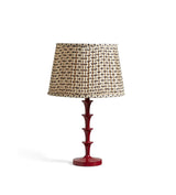 Clara Table Lamp Base - Dark Red