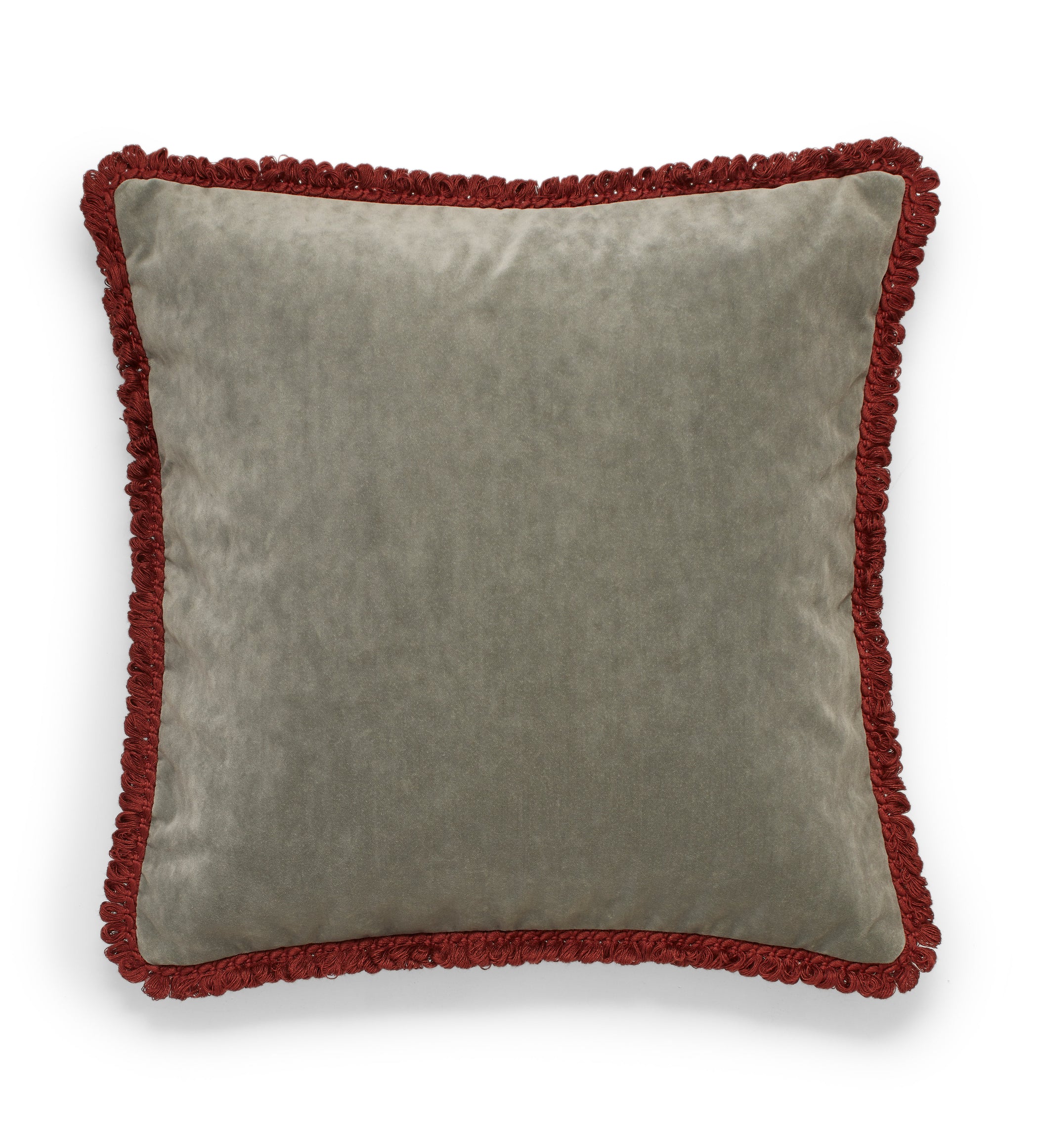 Elveden Velvet Cushion - Celadon
