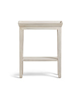Gustavian Sofa Side Table - Washed Grey