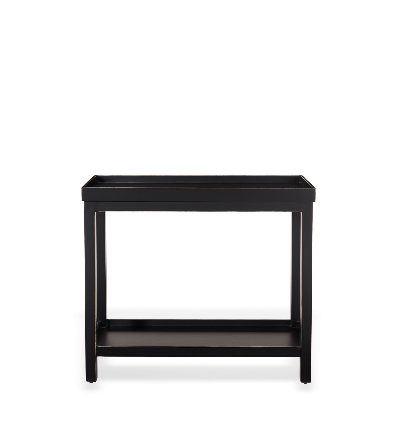 Jet Side Table - Rubbed Black