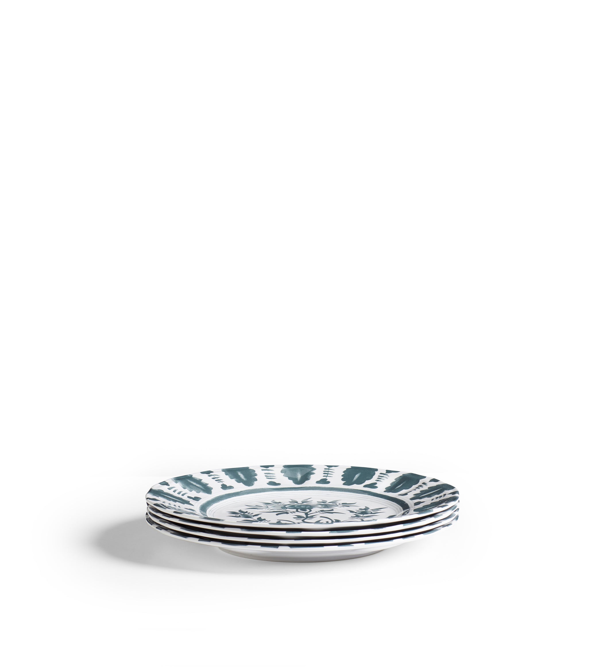 Yuhua Dinner Plates - Set of Four - Air Force Blue